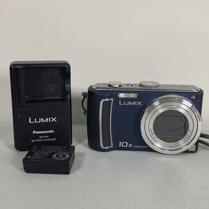 Panasonic Lumix Blue Digital Camera with Charger